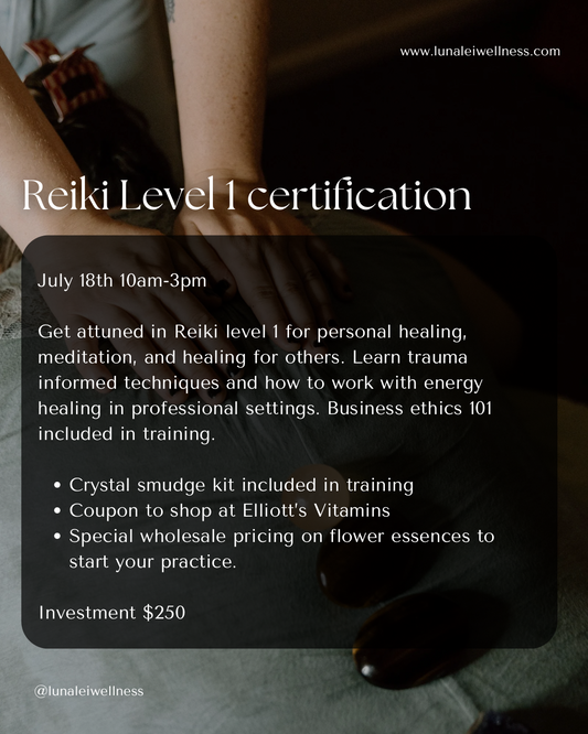 Reiki Level 1 Certification